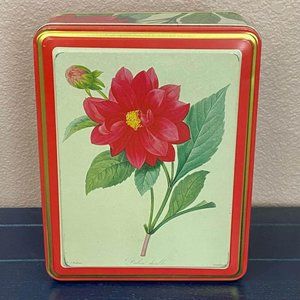 Dalea Double Pierre Joseph Redoute England Gorgeous Printed Tin Box
